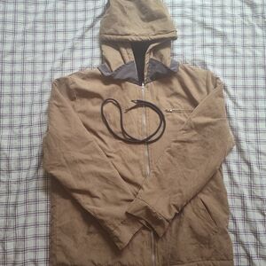 Ouku - Men's Tan Hooded Jacket